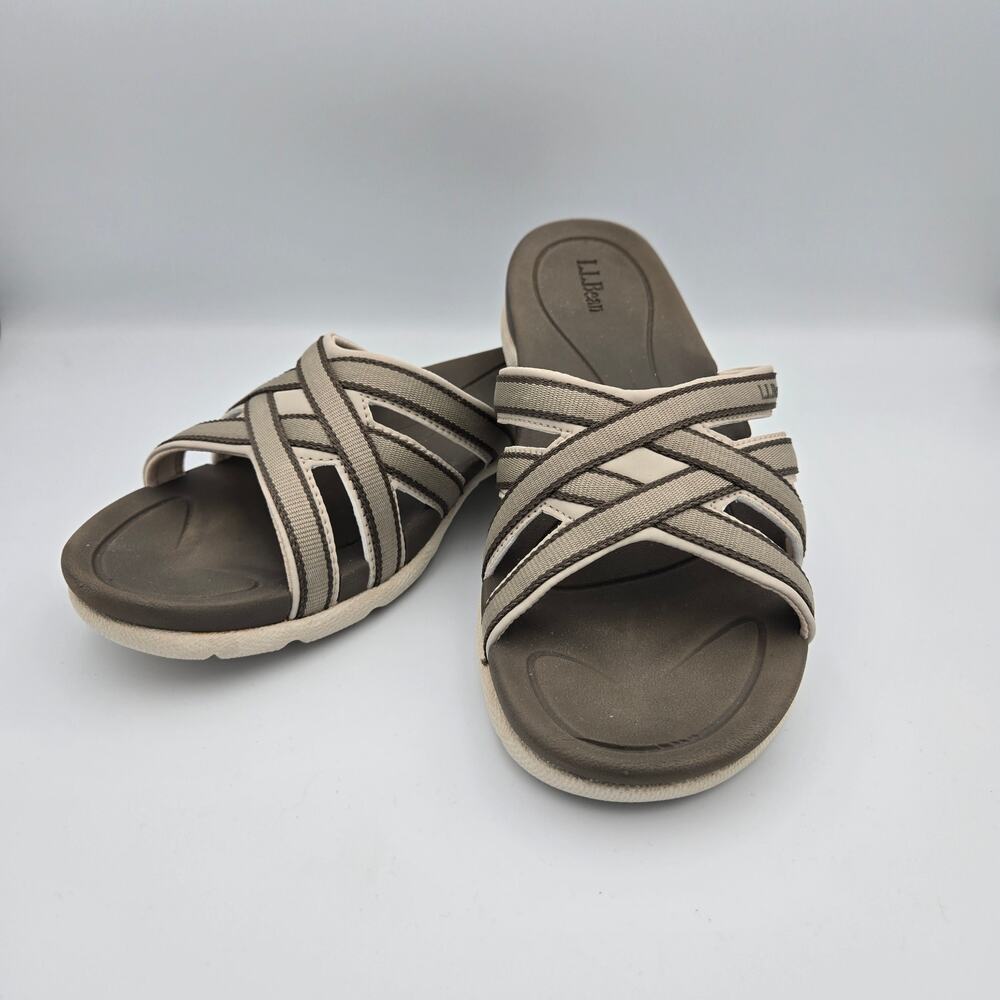 L.L.Bean Boothbay Slide Sandals – Women’s 11 Dark Cement (Like New)